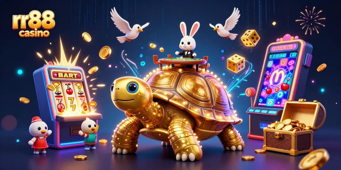 Experience exciting gaming at rr88 casino with vibrant characters and casino elements for thrilling gameplay.