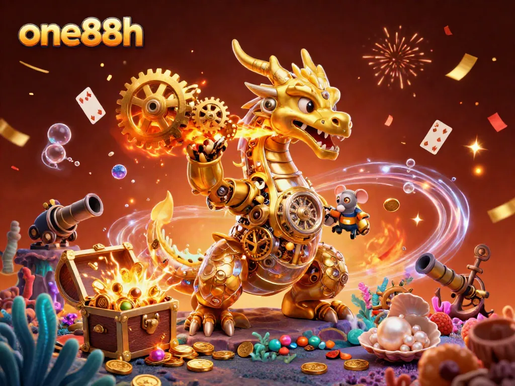 Experience immersive gameplay with the one88h dragon breathing gears and brilliant gems.