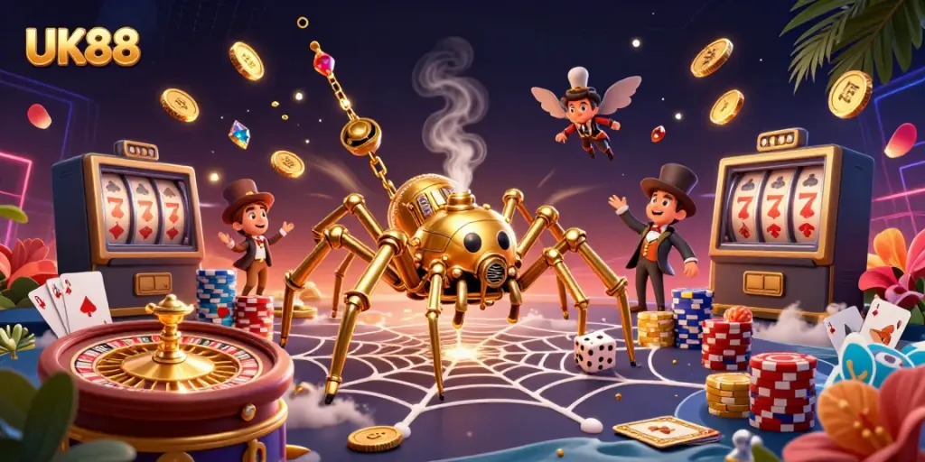 Engage with thrilling casino action at UK88 amidst a web of luck and fortune.