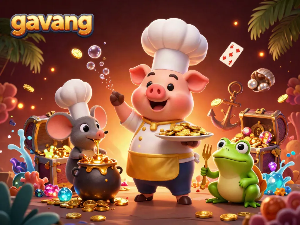Engage with the gavang experience featuring vibrant casino elements and dynamic characters in action.