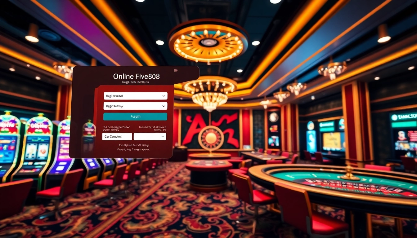 Registering at Five88 for exciting gambling opportunities and promotions.