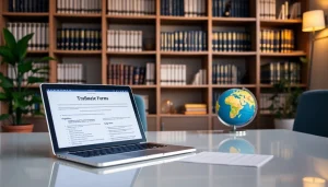 Trademark and intellectual property in the US: A Miami-based attorney's office showcasing professionalism and trust.
