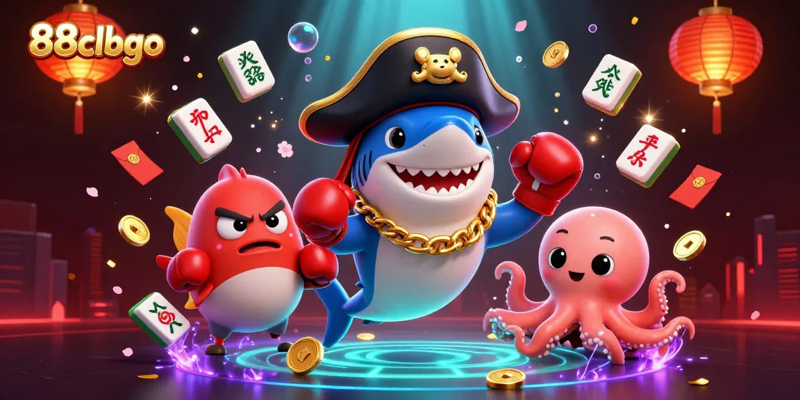 Join the fun at 88clbgo, where our pirate shark leads the way to exciting casino games!