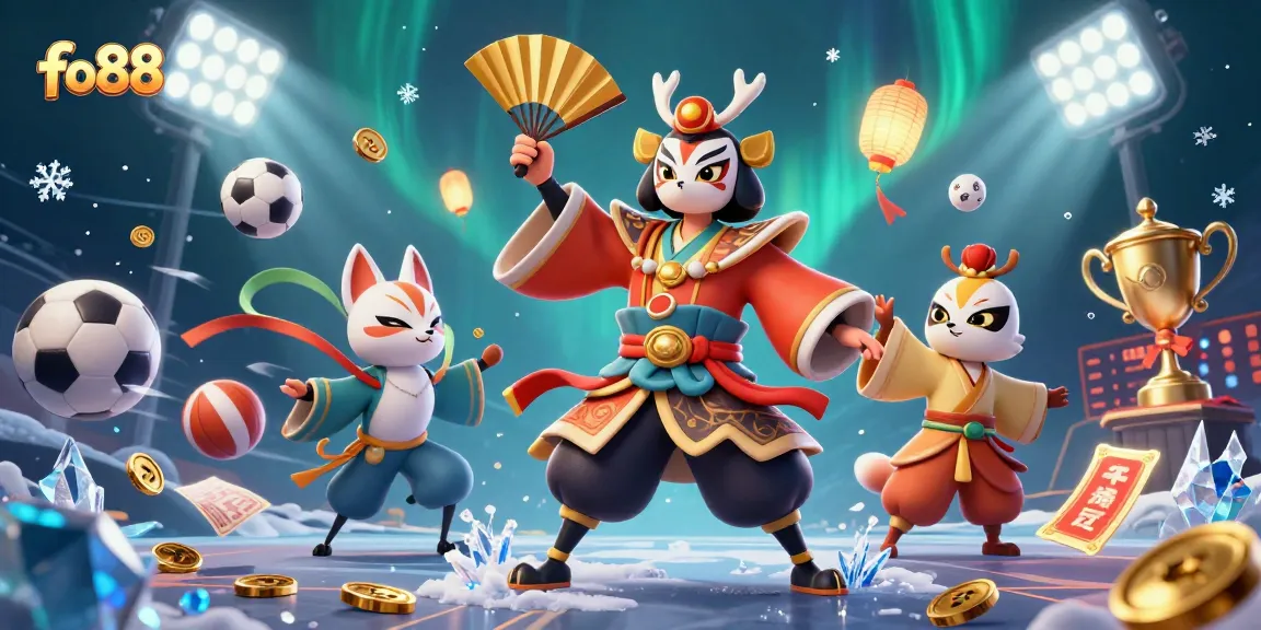 Spin the reels at fo88 with vivid characters and dynamic sports elements enhancing the gaming atmosphere.