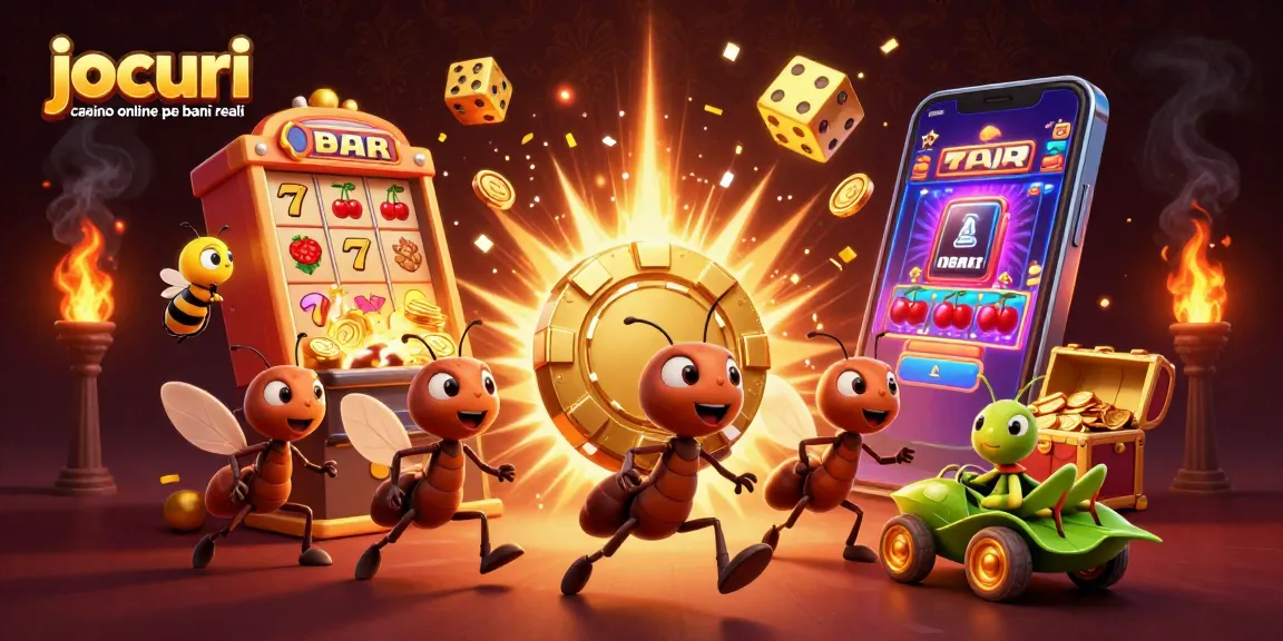 Începe aventura cu jocuri casino online pe bani reali alături de furnici îndrăznețe și jackpot-uri strălucitoare!