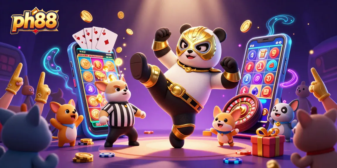 Experience a thrilling ph88 gaming atmosphere with dynamic slot games and animated action.