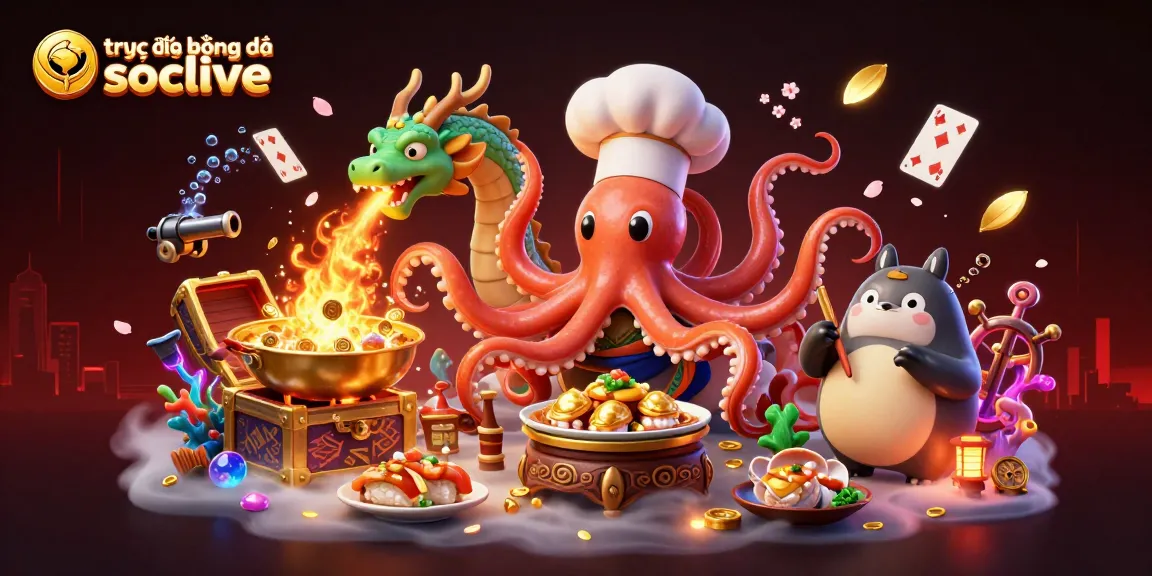Experience the thrill of trực tiếp bóng đá socolive with vibrant 3D illustrations of dynamic characters.