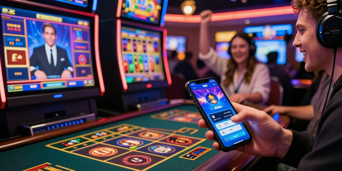 Engaged players at a dynamic credit card casino on https://sii.org.uk/ enjoying live dealer games and slot machines.