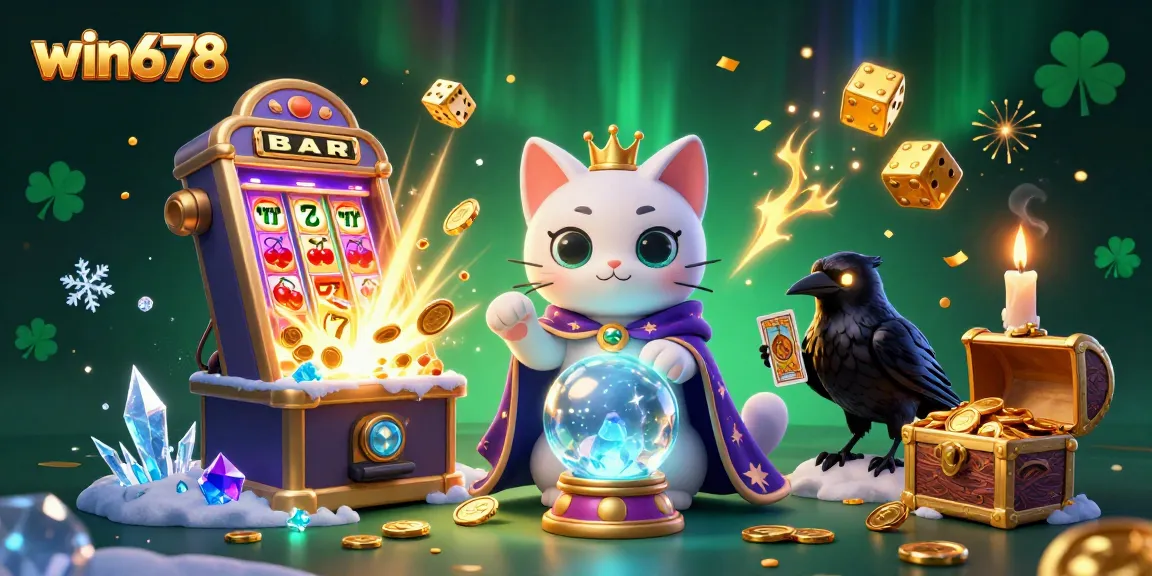 Play thrilling games at win678 with a vibrant casino atmosphere and unique characters.