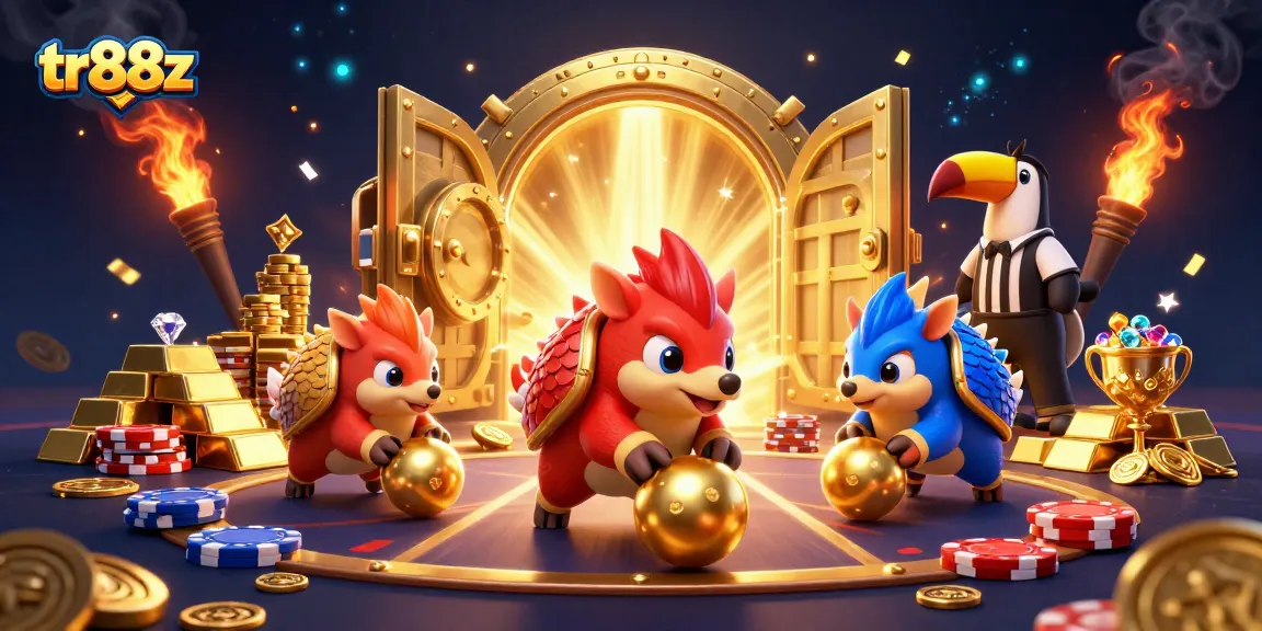 Experience the thrill of tr88z with dynamic pangolin rivals in a rich casino scene.